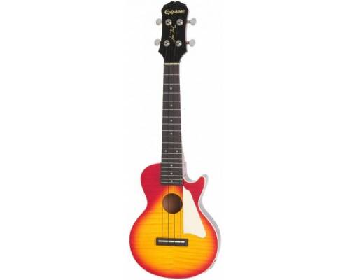EPIPHONE LES PAUL AC/EL UKULELE HERITAGE CHERRY SUNBURST - Укулеле концерт