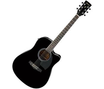 IBANEZ PF15ECE BK - Гитара электроакустическая шестиструнная