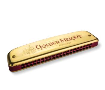 HOHNER Golden Melody C - Губная гармоника тремоло ~ Серия Hohner tremolo