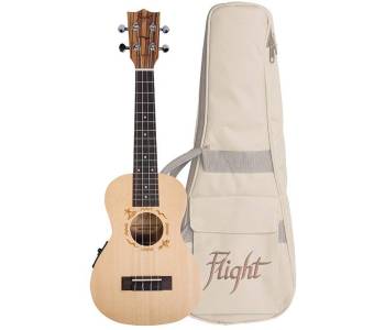 FLIGHT DUC525 EQ SP/ZEB - Укулеле концерт ~ Серия Flight designer