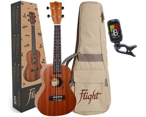 FLIGHT NUC PACK - Укулеле комплект ~ Серия Flight natural