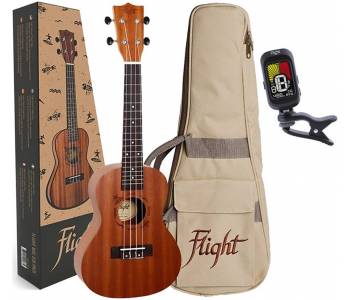 FLIGHT NUC PACK - Укулеле комплект ~ Серия Flight natural