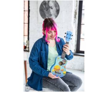 VESTON UKULELE KUS 25 BALOON - Укулеле сопрано ~ Серия Veston color