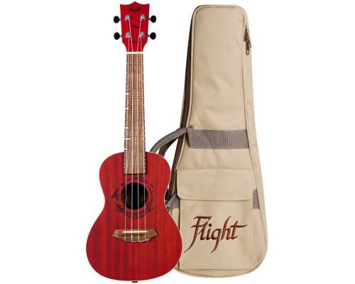 FLIGHT DUC380 CORAL - Укулеле концерт ~ Серия Flight gemstone