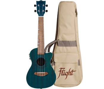 FLIGHT DUC380 CEQ TOPAZ - Укулеле концерт ~ Серия Flight gemstone