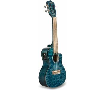 LANIKAI QM-BLCEC - Укулеле концерт ~ Серия Lanikai quilted maple