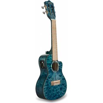 LANIKAI QM-BLCEC - Укулеле концерт ~ Серия Lanikai quilted maple