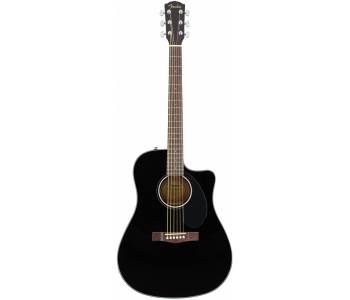 FENDER CD-60SCE Black - Гитара электроакустическая