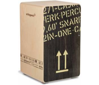 SCHLAGWERK CP404BLK - Кахон с подструнником ~ Серия Schlagwerk 2inone