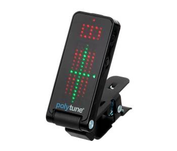 TC Electronic PolyTune Clip Black полифонический тюнер-прищепка, цвет черный