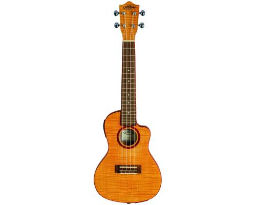 LANIKAI FM-CETC - Укулеле концерт ~ Серия Lanikai flame maple