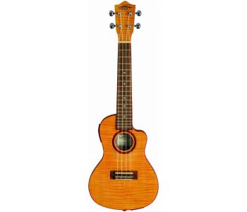 LANIKAI FM-CETC - Укулеле концерт ~ Серия Lanikai flame maple