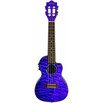 LANIKAI QM-PUCEC - Укулеле концерт ~ Серия Lanikai quilted maple