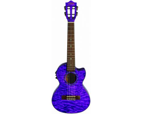 LANIKAI QM-PUCET - Укулеле тенор ~ Серия Lanikai quilted maple