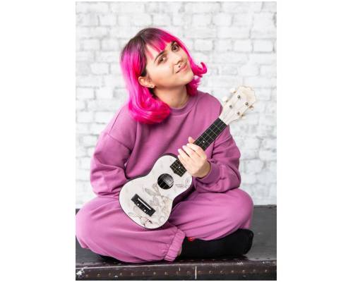 TERRIS PLUS-70 BUNNY - Укулеле сопрано ~ Серия Terris plastic