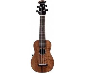 OVATION UCS10P-KOAE Soprano Ukulele Celebrity Standard Plus Natural Koa...