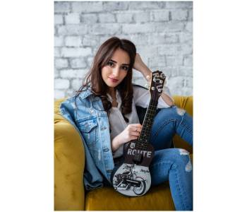 TERRIS PLUS-70 MOTO - Укулеле сопрано ~ Серия Terris plastic