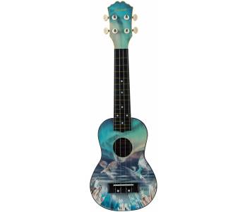 TERRIS PLUS-70 DRAGON - Укулеле сопрано ~ Серия Terris plastic