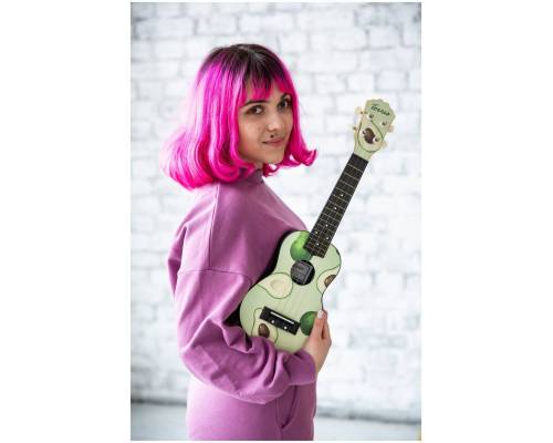 TERRIS PLUS-70 AVOCADO - Укулеле сопрано ~ Серия Terris plastic