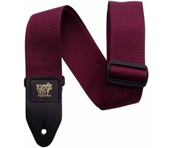 ERNIE BALL 4047 PolyPro Burgundy - Ремень для гитары ~ Серия Polypro