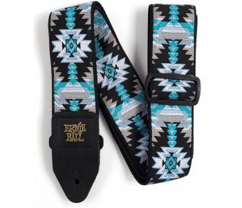 ERNIE BALL 4609 Jacquard Albuquerque Blue - Ремень для гитары ~ Серия Jacquard