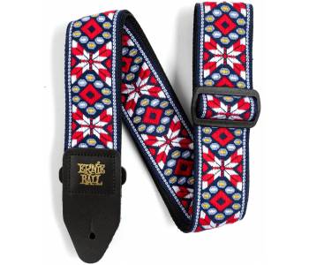 ERNIE BALL 4639 Jacquard Taos Fire Red - Ремень для гитары ~ Серия Jacquard