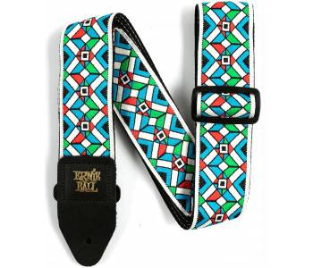 ERNIE BALL 4659 Jacquard Kaleidoscope Blue - Ремень для гитары ~ Серия Jacquard
