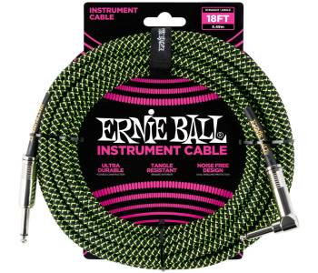 ERNIE BALL 6082, 5.49м - Инструментальный кабель