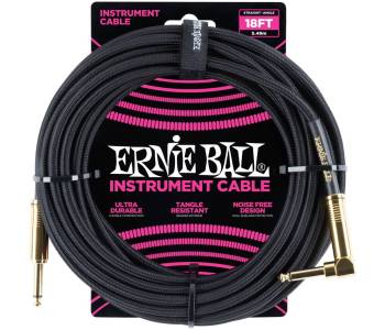 ERNIE BALL 6086, 5.49м - Инструментальный кабель