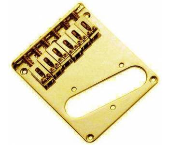 PAXPHIL BT001 GD T-TYPE BRIDGE - струнодержатель для электрогитары телекастер,...
