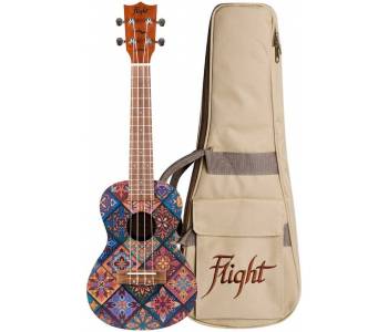 FLIGHT AUC-33 Fusion - Укулеле концерт ~ Серия Flight art