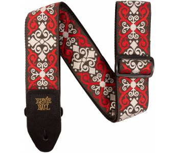 ERNIE BALL 4695 Jacquard Red Trellis - Ремень для гитары ~ Серия Jacquard