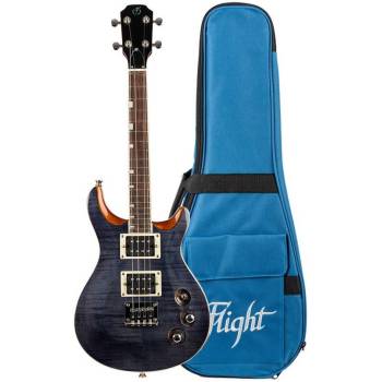 FLIGHT Vanguard Tenor TBK - Электроукулеле тенор ~ Серия Flight rock