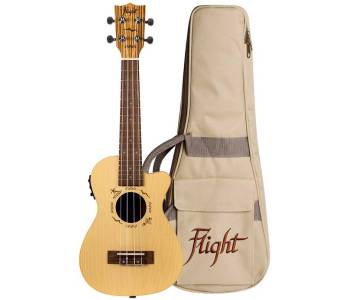 FLIGHT DUC328 CEQ SP/ZEB - Укулеле концерт ~ Серия Flight designer