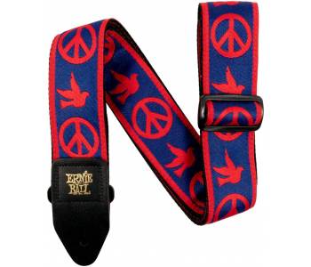 ERNIE BALL 4698 Jacquard Peace Love Dove - Ремень для гитары ~ Серия Jacquard