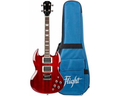 FLIGHT Pioneer Tenor CR - Электроукулеле тенор ~ Серия Flight rock