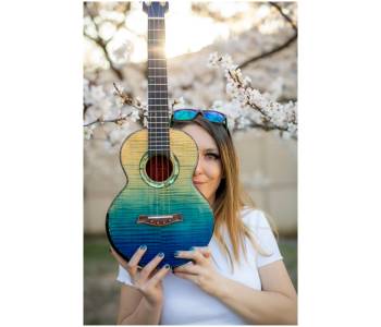 FLIGHT A10 FM Faded Blue - Укулеле тенор ~ Серия Flight anniversary FLIGHT A10 FM Faded Blue - Укулеле тенор ~ Серия Flight anniversary