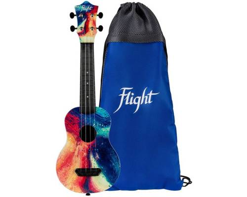 FLIGHT ULTRA S-40 Swirl - Укулеле сопрано ~ Серия Flight ultra