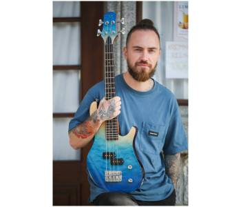 FLIGHT Mini Bass TBL - Бас-гитара уменьшенная ~ Серия Flight rock