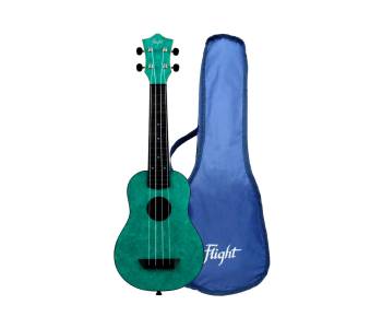 FLIGHT TUS-65 EMERALD - Укулеле сопрано ~ Серия Flight travel