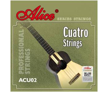 ALICE ACU02 Cuatro - Струны для укулеле сопрано ~ Серия Entry level