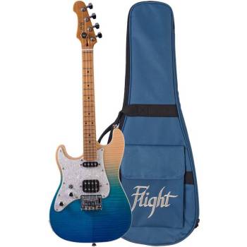 FLIGHT Pathfinder Tenor TBL LH - Электроукулеле тенор для левшей ~ Серия Flight rock