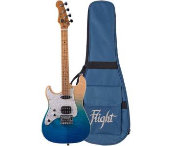 FLIGHT Pathfinder Tenor TBL LH - Электроукулеле тенор для левшей ~ Серия Flight rock