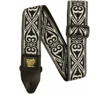 ERNIE BALL 5345 Jacquard Black Heart - Ремень для гитары ~ Серия Jacquard