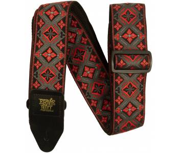 ERNIE BALL 5346 Jacquard Red King - Ремень для гитары ~ Серия Jacquard