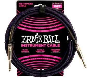 ERNIE BALL 6393, 3.05м - Инструментальный кабель ERNIE BALL 6393, 3.05м - Инструментальный кабель