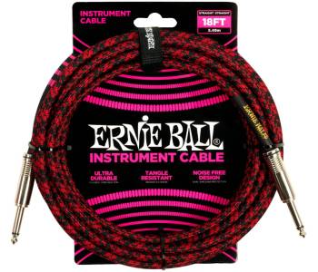ERNIE BALL 6396, 5.49м - Инструментальный кабель ERNIE BALL 6396, 5.49м - Инструментальный кабель