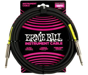 ERNIE BALL 6399, 4.57м - Инструментальный кабель