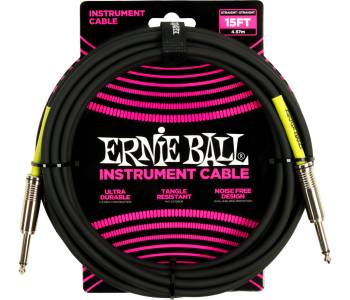 ERNIE BALL 6399, 4.57м - Инструментальный кабель