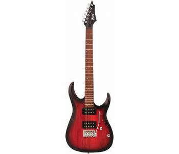 CORT X100-OPBB X Series Электрогитара, красный санберст, Cort
